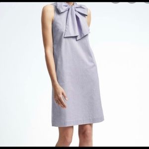 Banana Republic Blue Stripe Sleeveless Dress